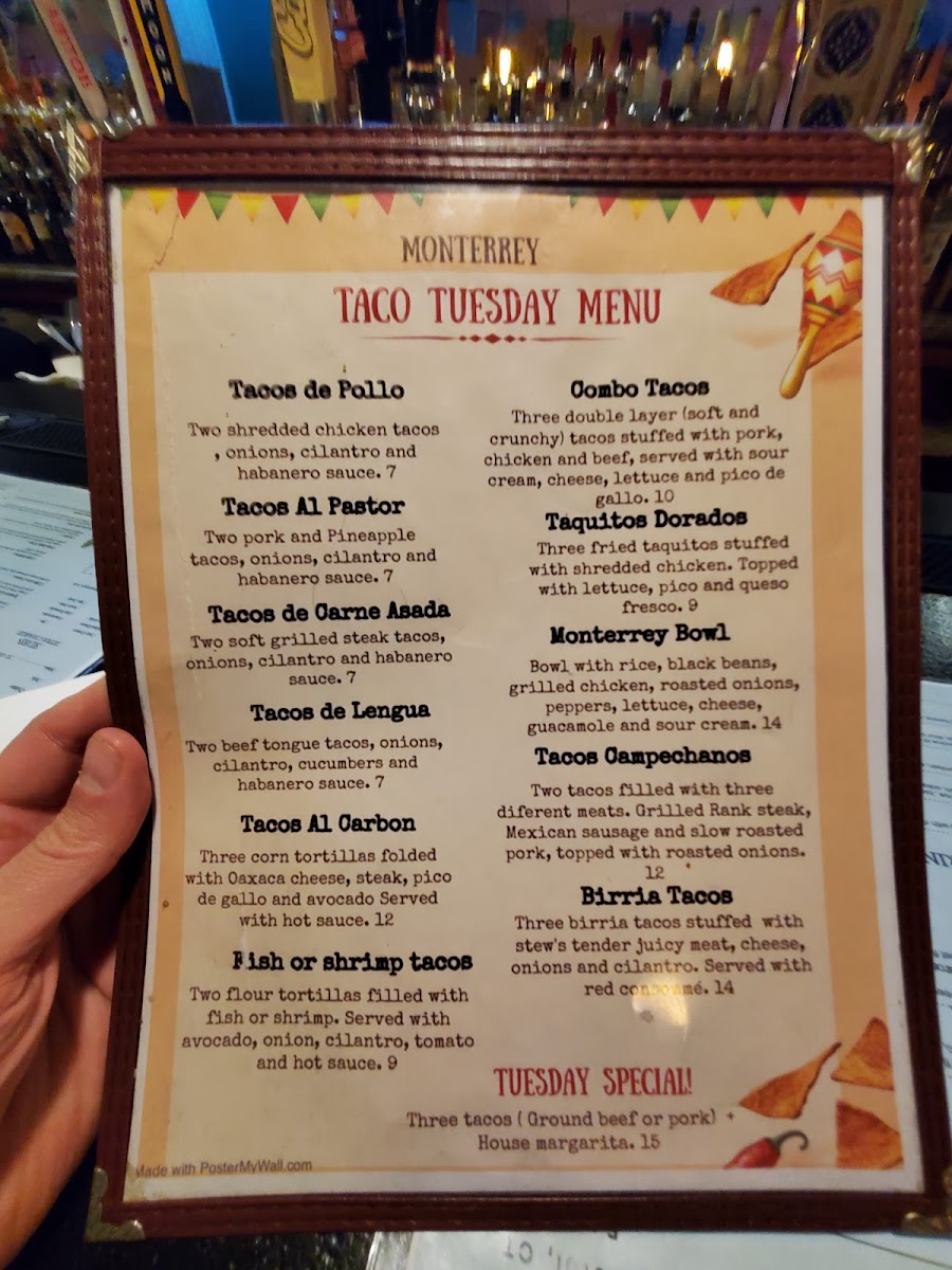 Monterrey Mexican Restaurant Menu-8